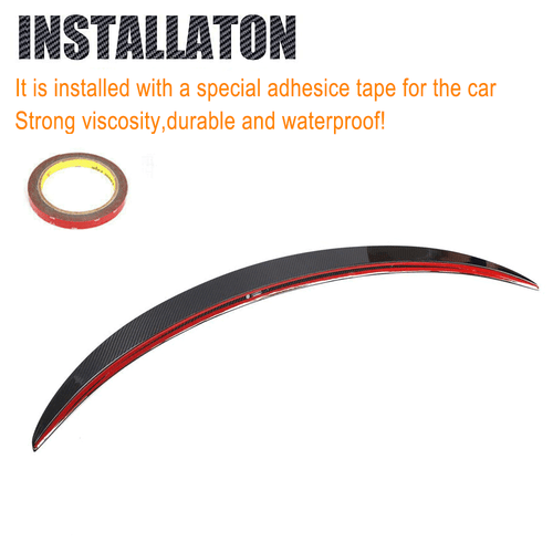 For Alfa Romeo Stelvio SUV 2017-21 Rear Trunk Spoiler Lip Wing Dry Carbon Fiber - Bild 10 von 12