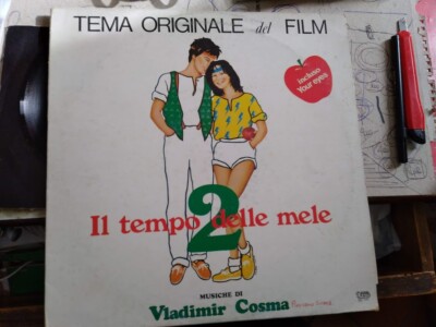 12'' IL TEMPO DELLE MELE 2 OST LP V.COSMA COPERTINA VG+/EX VINILE EX+
