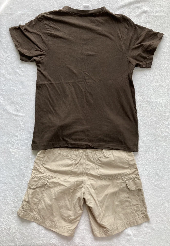 Traje de jet de combate Gymboree para niños ~ talla 8 ~ marrón y caqui Foto 4 de 4