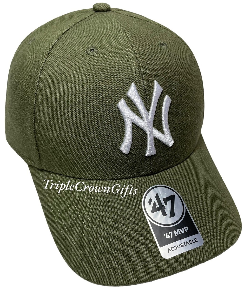 MLB New York Yankees ('47 Brand) MVP Hat Adjustable Strap Green | eBay