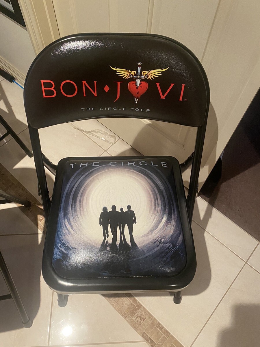 新品・BON JOVI【'2010 VIP席 限定グッズ】CIRCLE TOUR Bon Jovi 'THE CIRCLE TOUR' Vip Front Row Chair | eBay Australia