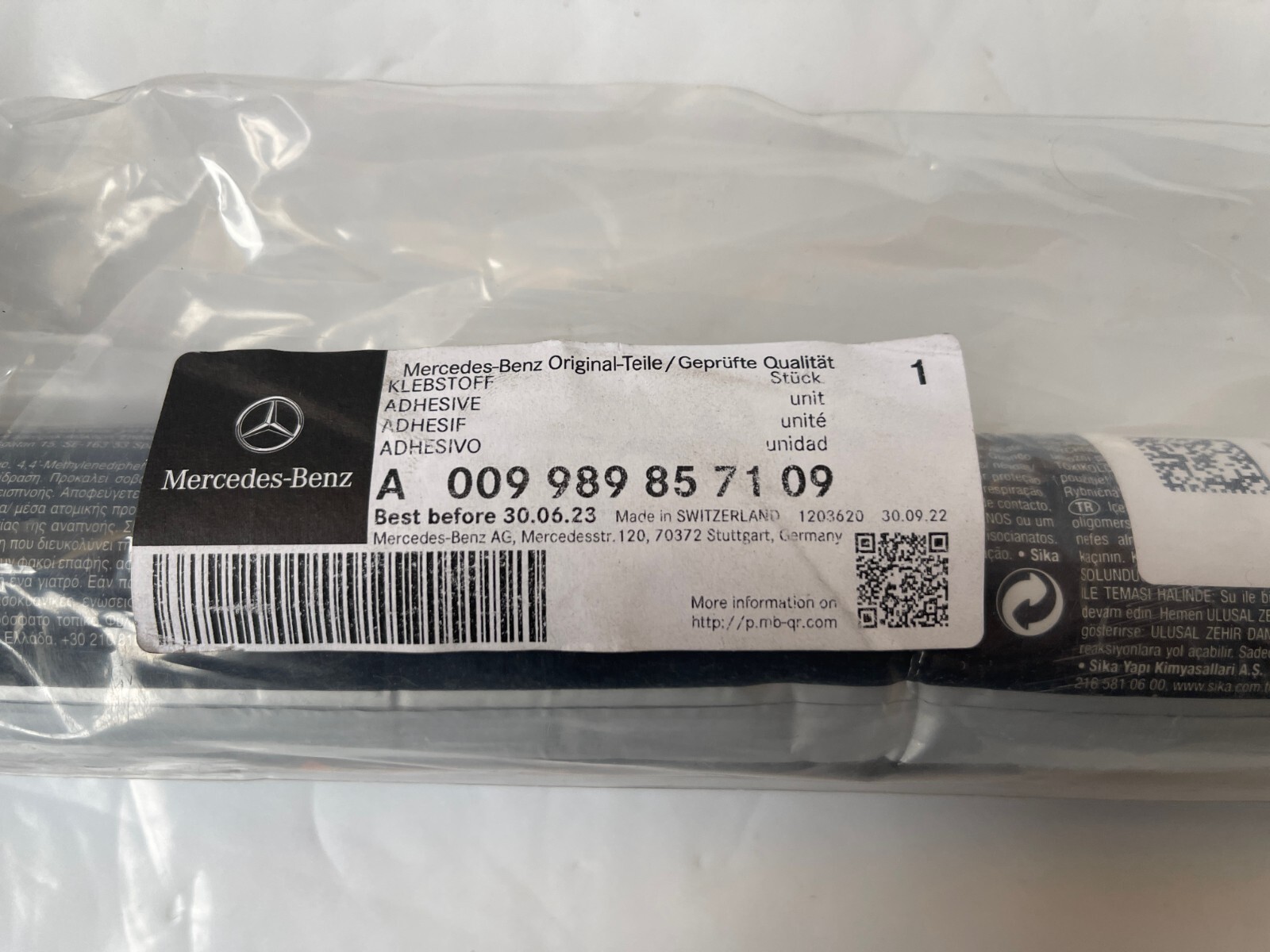 Original MERCEDES-BENZ A009989857109 KLEBSTOFF KLEBER AUTOTEIL NEU  