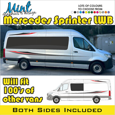 LWB MERCEDES SPRINTER MASSIVE Motorhome Camper Decals