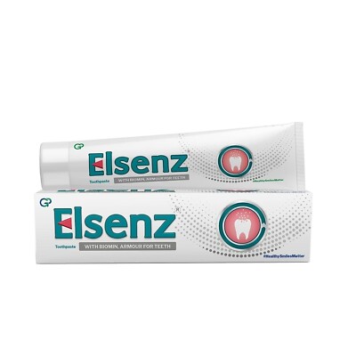Elsenz Anti Cavity Fluoride Toothpaste 70g X 1 Enamel Repair Tooth Decay Vegan