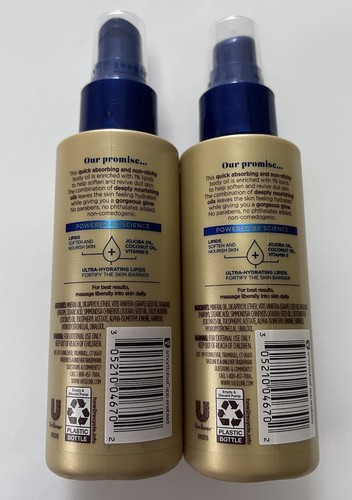 Vaseline Radiant X Hydrating Body Oil Replenishing 1% Lipids 3.7oz 2 Bottles - Picture 3 of 4