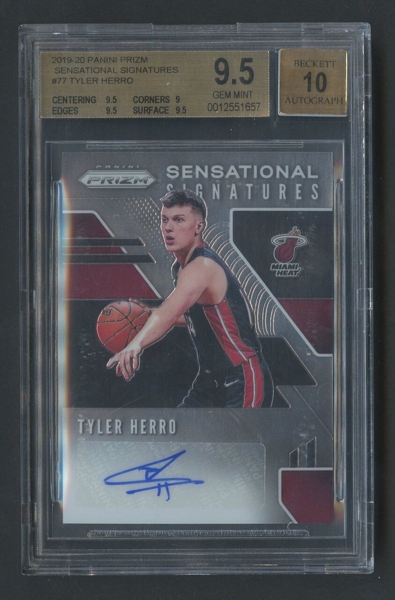 その他 Tyler Herro RC auto prizm 2019 Prizm Sensational Signatures Tyler Herro RC Rookie Auto BGS