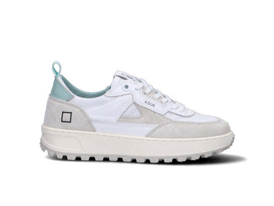 D.A.T.E. Damen Sneaker Weiß Naturleder