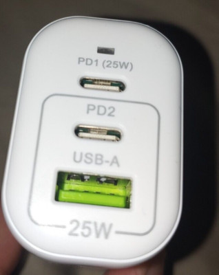 3PCS 25W Super Fast Charging USB C Wall Charger For Samsung Galaxy S23/S22/S21/