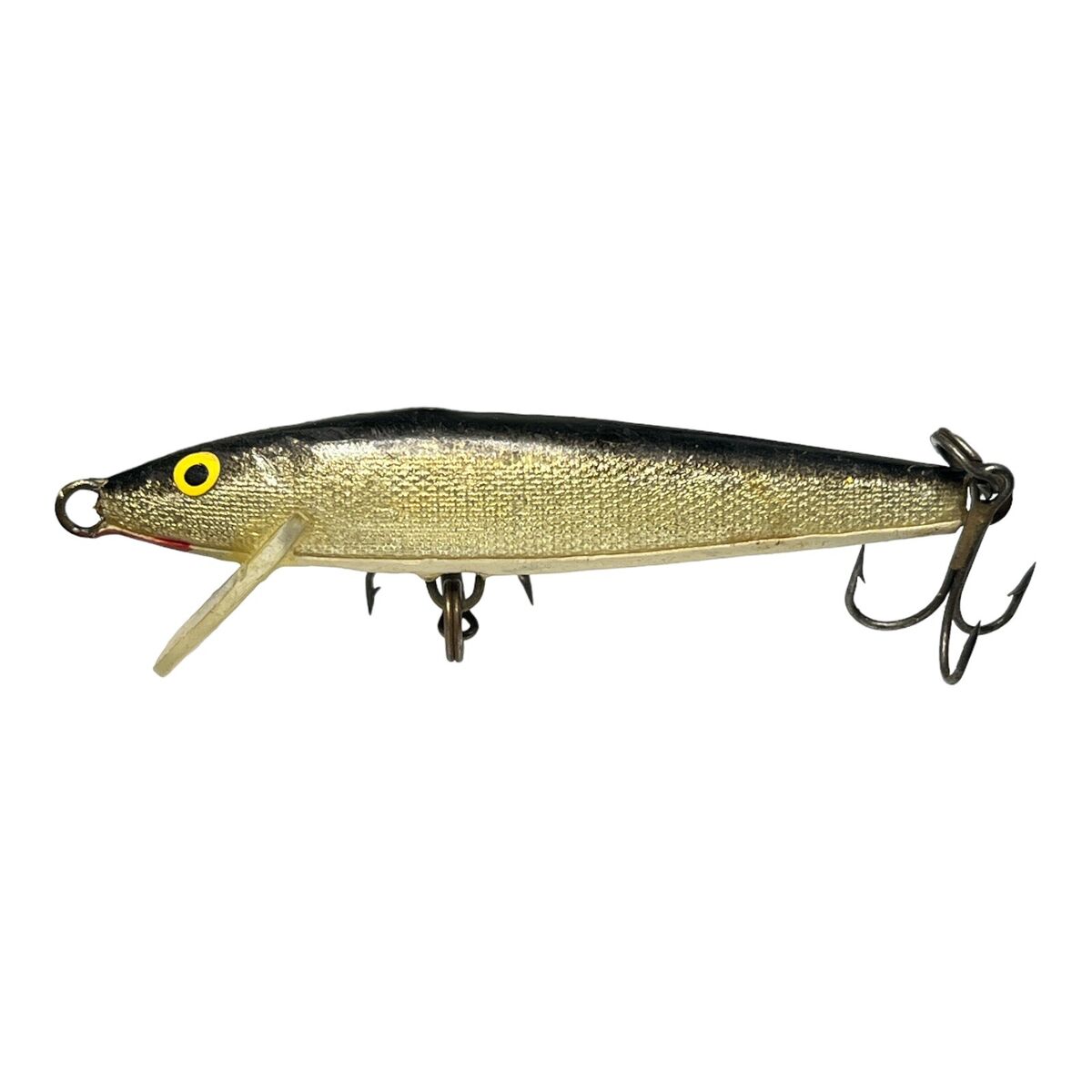 本当に信頼出来る店 Vintage Original Rapala Black Wobbler Minnow Floating 2.5 ソフトウェア