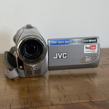 JVC Everio GZ-MS100EK Handheld Digital Camcorder Video Camera Silver Tested JVC