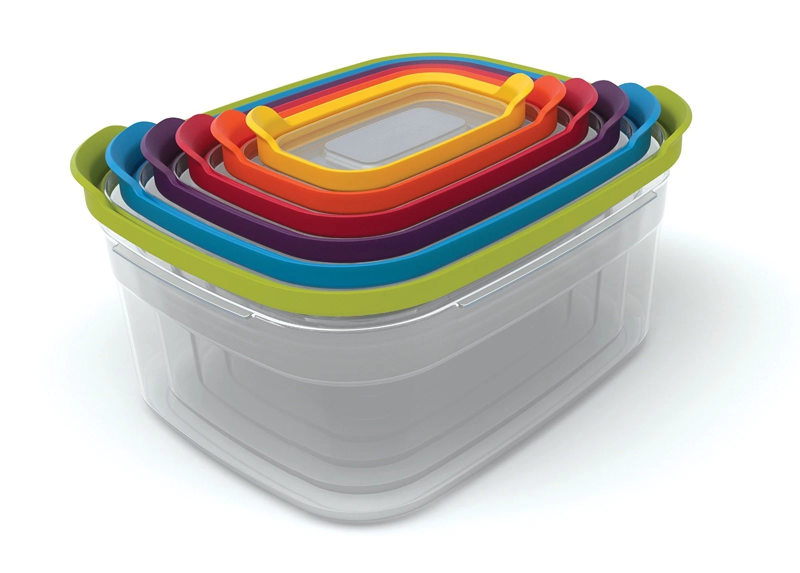 Airtight Leakproof Food Storage Container Set, 12-Piece, BPA-Free, Multi-Color