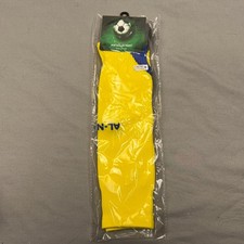 Unbranded Youth Soccer Sports Socks Knee-High Yellow New in Package 