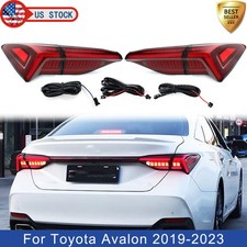 Red LED Tail Lights Assembly Rear Lamp For Toyota Avalon XLE TRD XSE 2019-2023