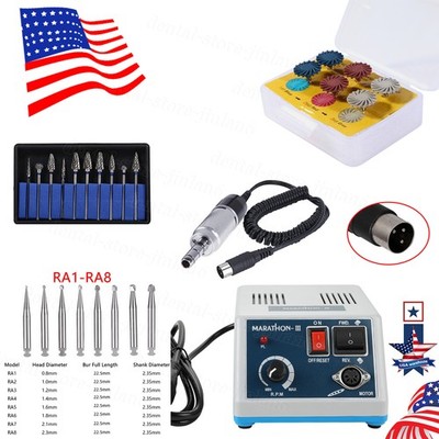 Dental Lab Marathon Micromotor N3 Micro Motor Polishing & 35K RPM Handpiece /Bur