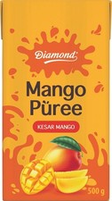 DIAMOND Mango P&uuml;ree Kesar 500g | Kesar Mango Pulp | Mangop&uuml;ree