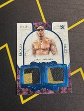 Topps WWE Royalty 2025 Carmelo Hayes Blue /25 Regalia Relic RR-11