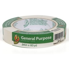 Duck Brand General Purpose Masking Tape: 0.94 in. x 60 yds. Natural 