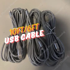 6/10FT USB to Type-C Charger Cable PD Fast Charging Cord for iPhone 14 13 12 11