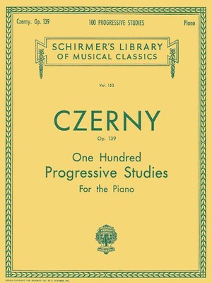 Carl Czerny 100 Progressive Studies without Octaves, Op. 139 Piano Method