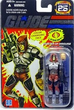 GI Joe 25th Anniversary Zartan Color Changing Face