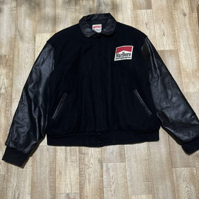 Marlboro vintage racing leather jacket Made in the USA [VG