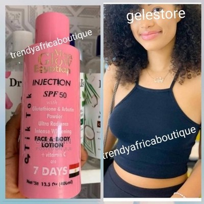Mega glow egyptian face & body lotion 400mlx1  super     AUTHENTIC 