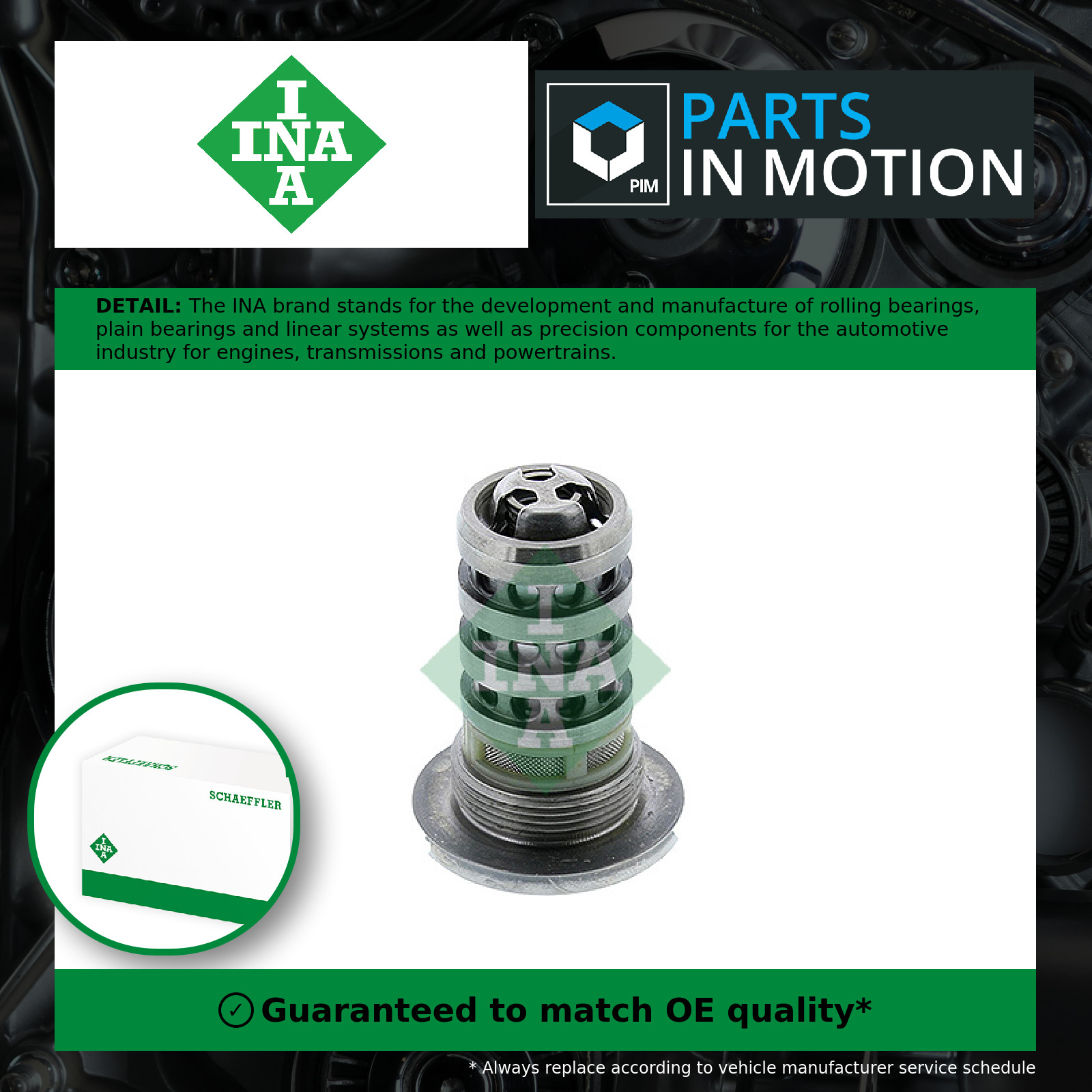Camshaft Adjuster fits AUDI TT FV 1.8 2.0 2014 on INA 06K109257 06K109257A New