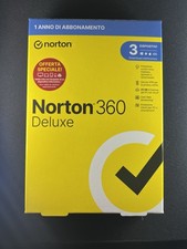 Norton 360 Deluxe 2025 3 Devices 1 Year Secure VPN Internet Security