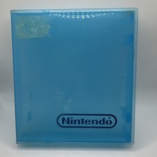 OEM Nintendo NES Plastic Clear Blue Hard Clamshell Cartridge Case