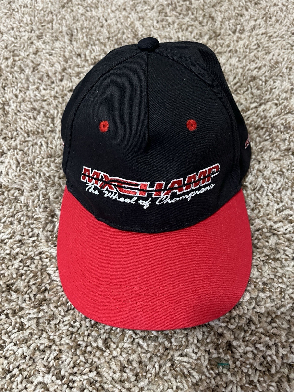 Msrp $129 MXCHAMP Black Red Basic Snapback Adjust… - image 2