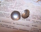 NAVAJO Native American Sterling Silver Turquoise Earring Drops or Concave Charms — photo 3