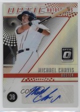 2018 Panini Donruss Optic Optic Auto Michael Chavis #OA-MC Auto e6p