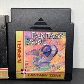 Vintage Tengen Fantasy Zone Nintendo NES Game Cartridge Box Tested USA (Works)