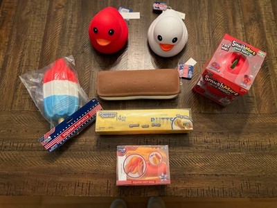 Jumbo Squishy Squeezy Sunny Days Squish Toys - All New with Tags, Same Day Ship