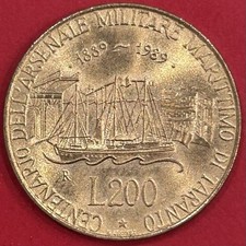 Moneta 200 LIRE • Centenario