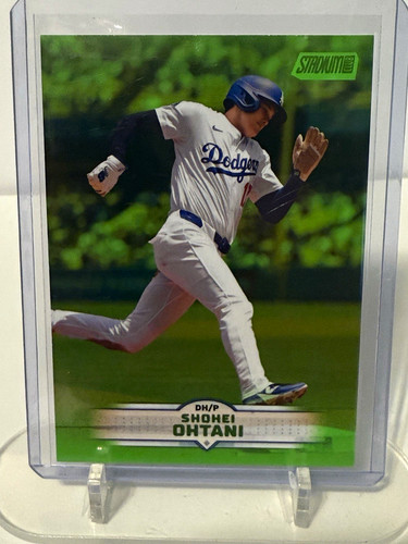 Topps 2025 Stadium Club Shohei Ohtani Dodgers Lime Green Foil #58