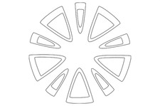 Genuine Subaru Wheel Alloy 28111xa03a Genuine Subaru Wheel Alloy 28111xa03a