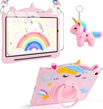 VOFUOE for Samsung Galaxy Tab A9 Plus Case Kids Girls Pink