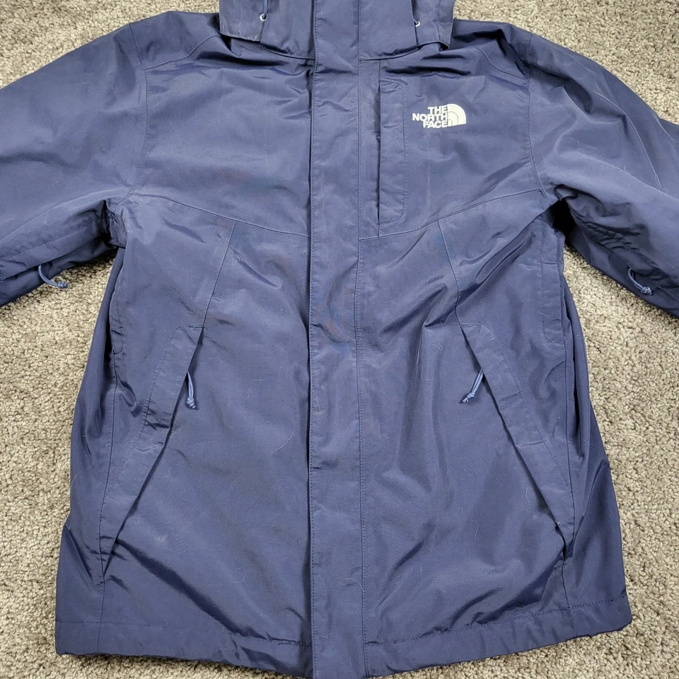 The North Face Mens Small Hyvent Triclimate 3-in-1 Ski Jacket Blue Hooded Jacket - Image 4 of 4