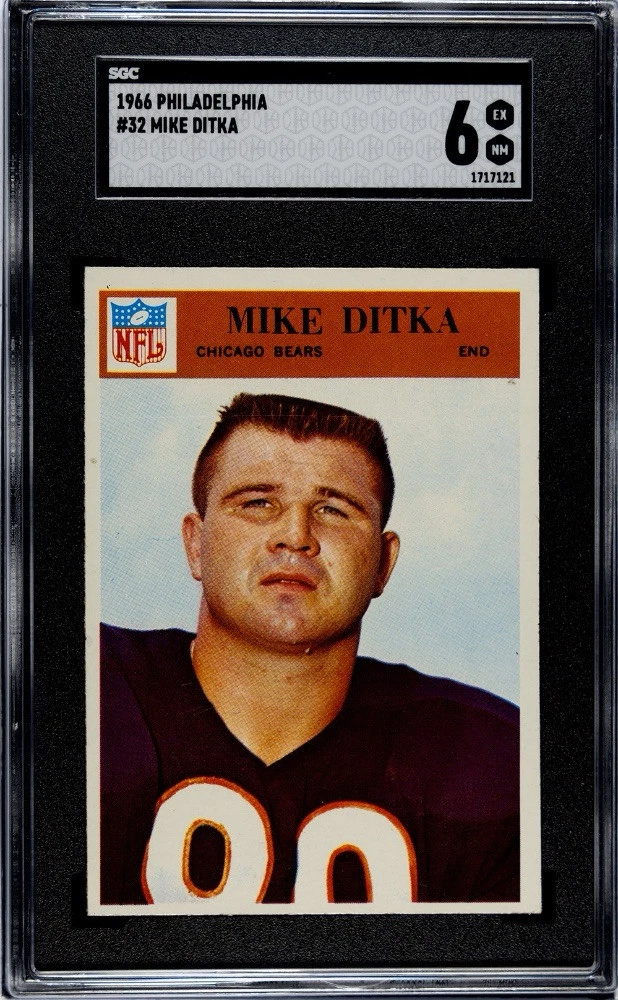 Mike Ditka trading card