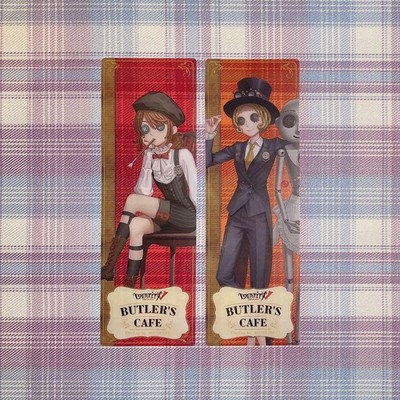 Identity V Sweets Paradise Butler's Cafe Clear Bookmark Painter & MecHannic