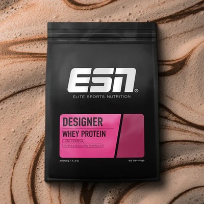 ESN Designer Whey Protein - 2000g - Dark Cookies & Cream - MHD 31.08.2027