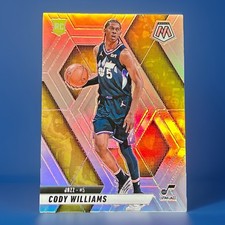 Cody Williams Rookie Card Silver Prizm 2024-25 Panini Mosaic #207