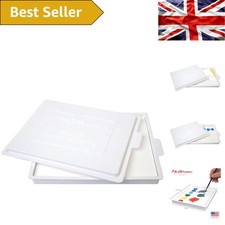 Durable 8.5x7 Inch Airtight Paint Palette for Acrylics & Oils - Sta-Wet Design