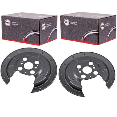 2x A.B.S. SPRITZBLECHE BREMSSCHEIBEN HINTEN passend für HONDA CIVIC | 11488