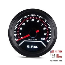 Tachometer Tacho Gauge Meter 0-10000 RPM Gauge Meter 2inches 52mm Universal