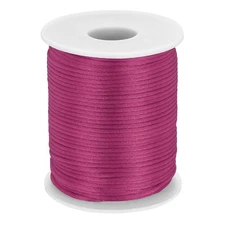 Nylon String Cord 1.3mm x 102 Yards Thread Twine String Beading Cord,light Red