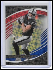 Brock Bowers 2025 Panini Absolute Red White & Blue Kaleidoscope #17 Raiders