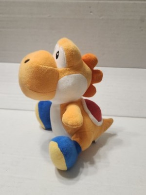 Yoshi Plush Orange Super Mario Bros 7'' Little Buddy 2018