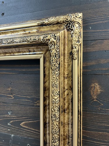 30 X 40 In Stock-Traditional compo ornate wood frame, MARBLE GOLD finish, wood - Picture 8 of 10